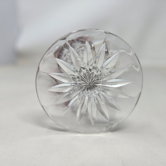 hofbauer byrdes crystal vase 1970's Intricate Bird Patterns Cut Into Glass - Picture 7 of 13